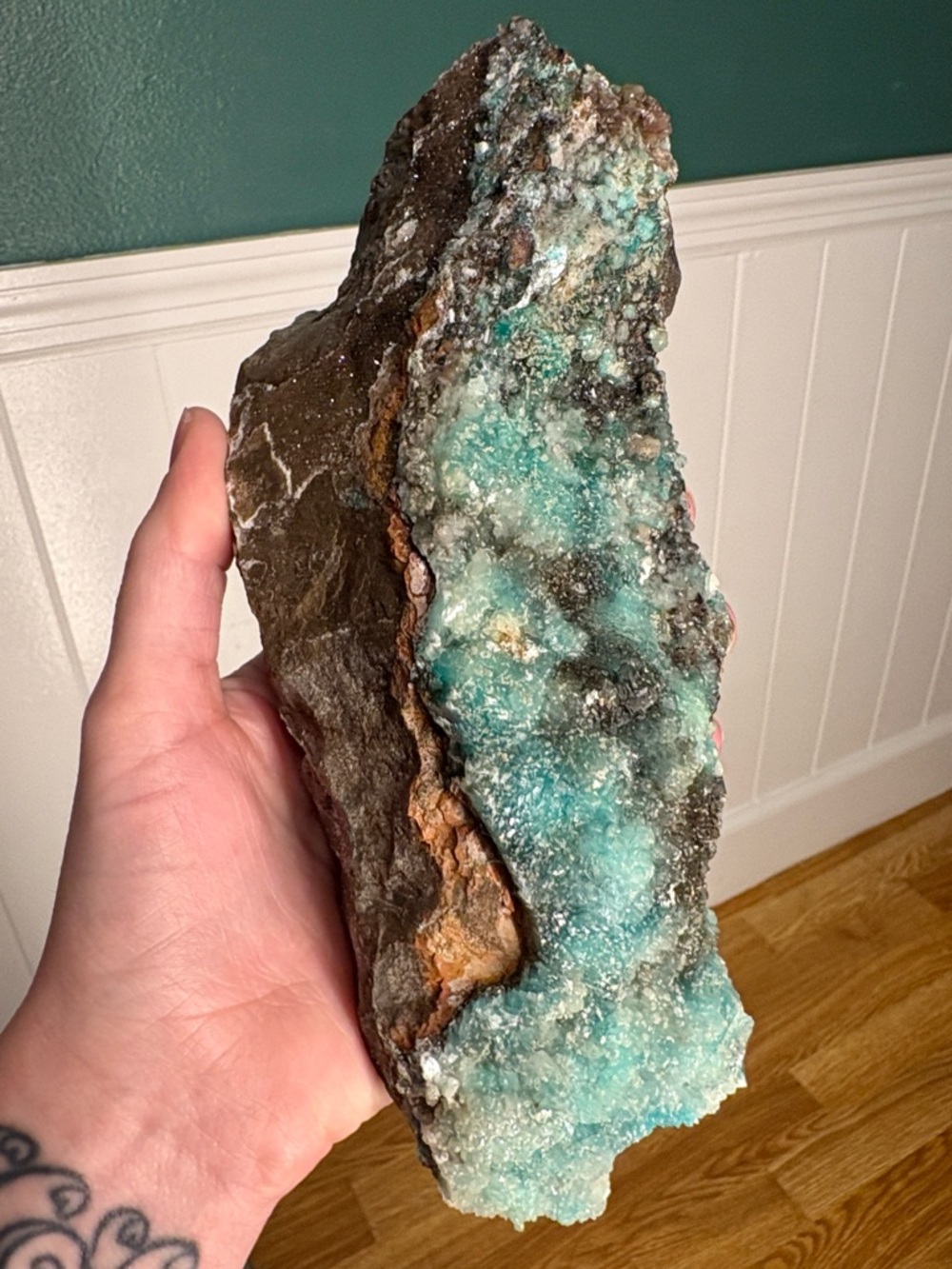 Aurichalcite with Mico Fluorite